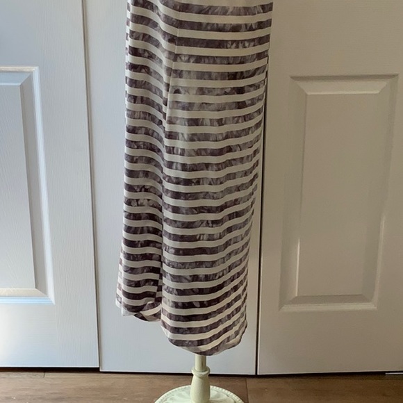 Ellelauri Sleeveless, Strap Top MIDI Dress- XS- Gray & White Stripe- NWT - Picture 5 of 10